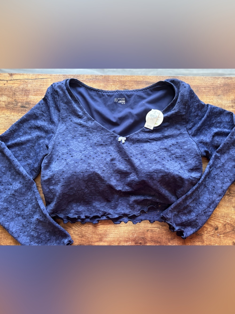NWT Offline by Aerie Crop Top with Built in Bra